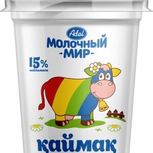 Сметана "Adal" "Молочный мир" 15%, 350гр