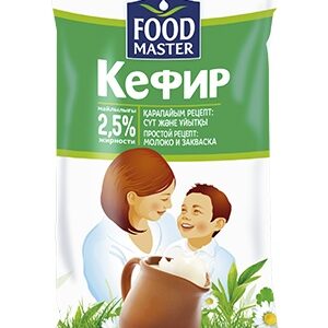 Кефир ʺФудМастерʺ 2,5%, мягкая уп 1кг