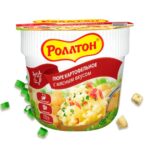 Пюре картофельное ʺРоллтонʺ с мясным вкусом, 40гр