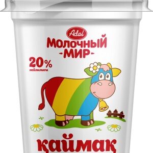 Сметана "Adal" "Молочный мир" 20%, 350гр