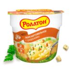 Пюре картофельное "Роллтон" с сухариками, 40 гр