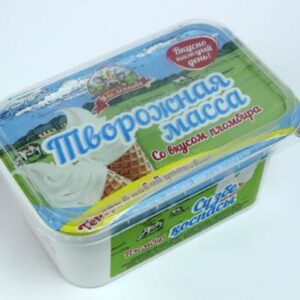 Творожная масса ʺСо вкусом пломбираʺ сладкая, 450гр