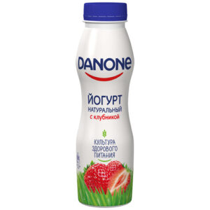 Йогурт питьевой "Danone" клубника, 270гр