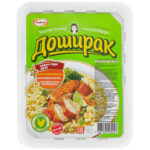 Лапша быстрого приготовления "Доширак" куриный, лоток 90г