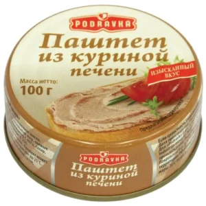 Паштет из куриной печени "Podravka" 100г