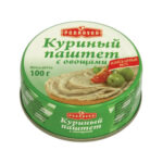Паштет куриный с овощами "Podravka" 100г