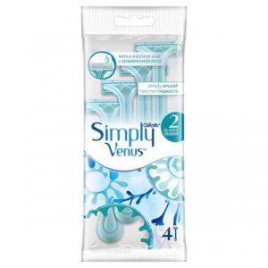 Одноразовый станок для бритья "Gillette simply venus 2" 4шт