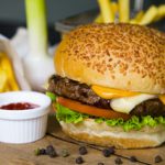 Menu Cheese Burger beef