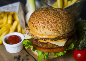 Menu Cheese Burger chicken х2