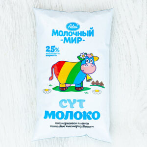 Молоко “Adal” “Молочный мир” 2,5%, 900гр