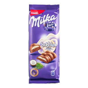 Шоколад “Milka” пористый bubbles кокос, 76гр