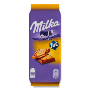 Шоколад “Milka” крекер Tuc, 87гр