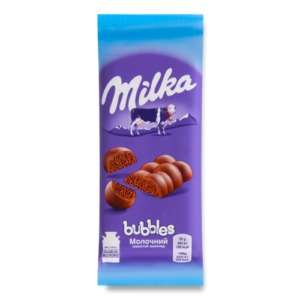 Шоколад “Milka” пористый bubbles молоч, 76гр