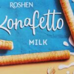 Трубочки вафельные "Roshen Konafetto Milk",140 гр